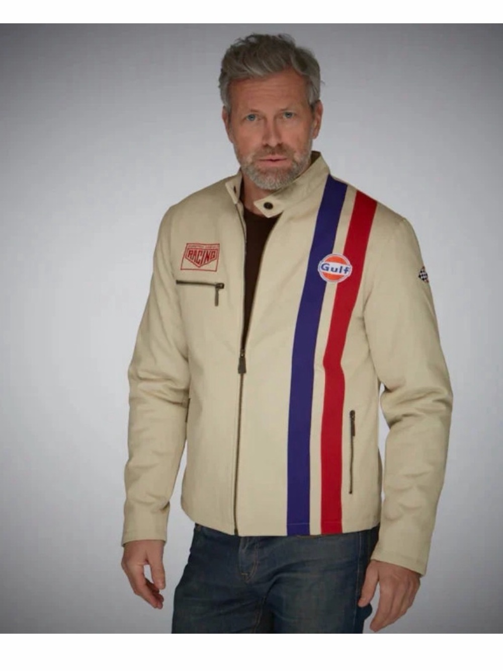NWT GrandPrix Originals Men's Roadmaster Cotton Jacket - Sand Medium